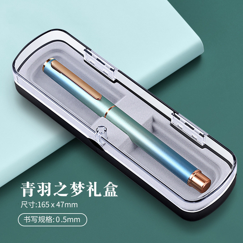 wholesale metal penholder pen student beginner positive posture practice pen for calligraphy can ink sac ink-absorbing advertising office pen logo Application Scenario