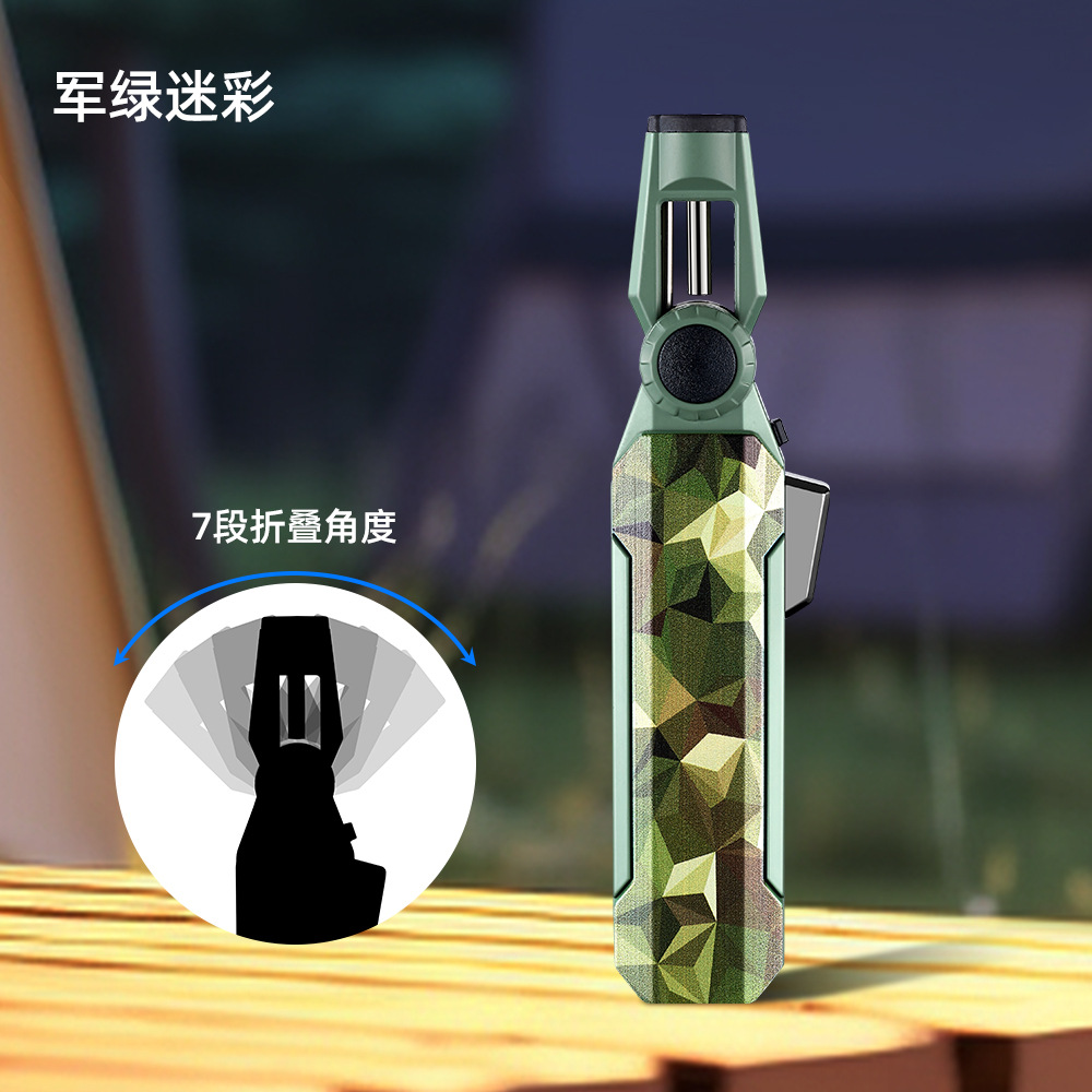 jobon foldable kitchen igniter windproof outdoor barbecue spray gun type gas lighters points smoke pipe details Picture
