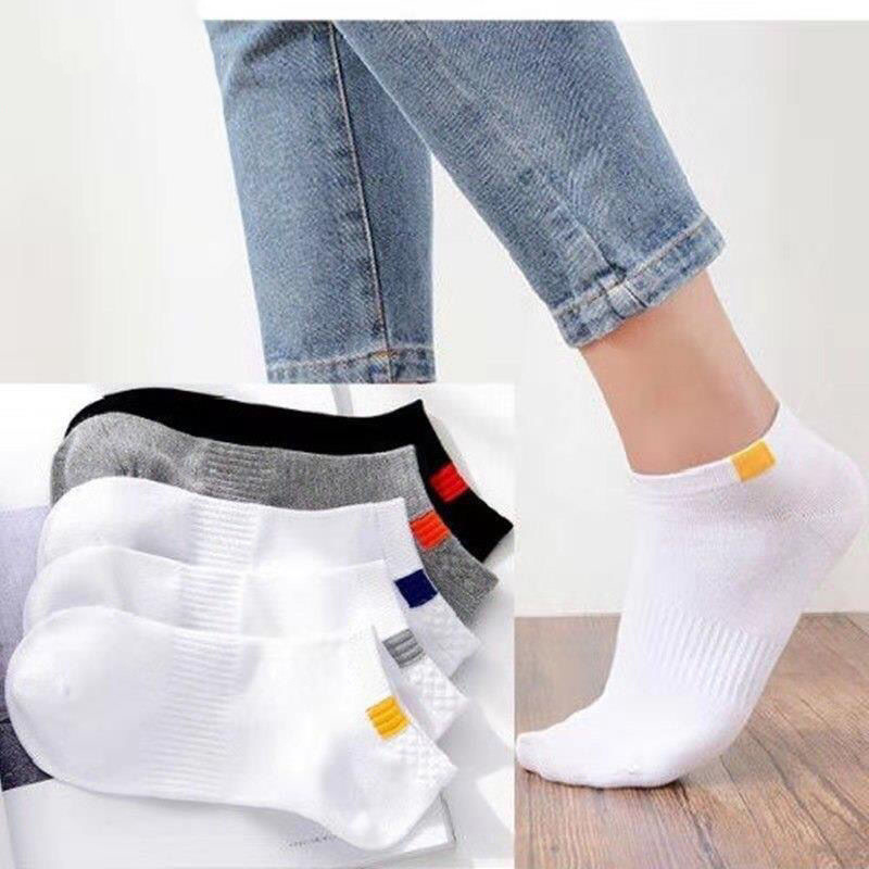 short socks men's summer cotton socks black invisible boat socks deodorant and sweat-absorbing spring and autumn sports white in thin section ins fashion Item Picture