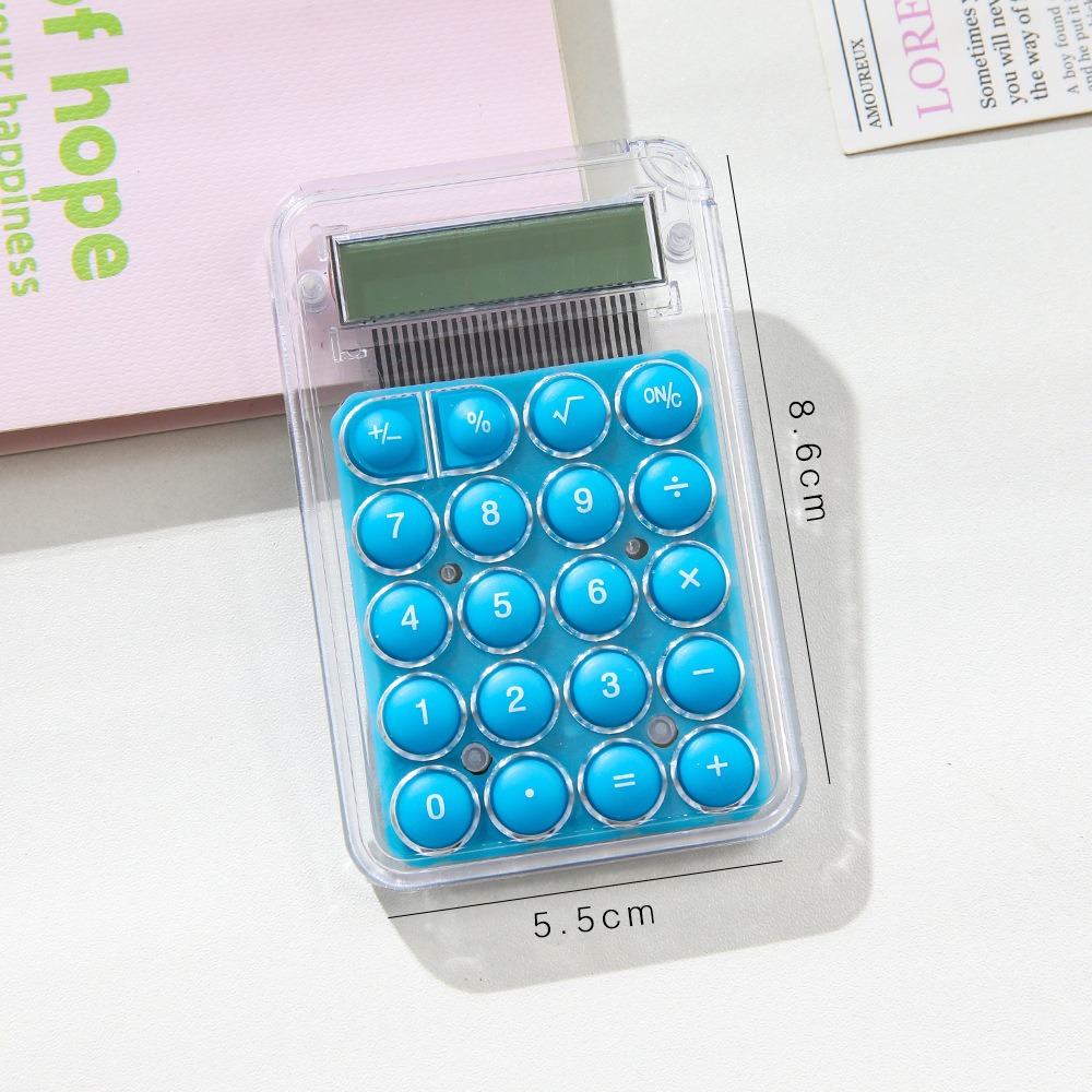 candy color mini calculator cute small portable good-looking student pocket computer special large wholesale Item Picture