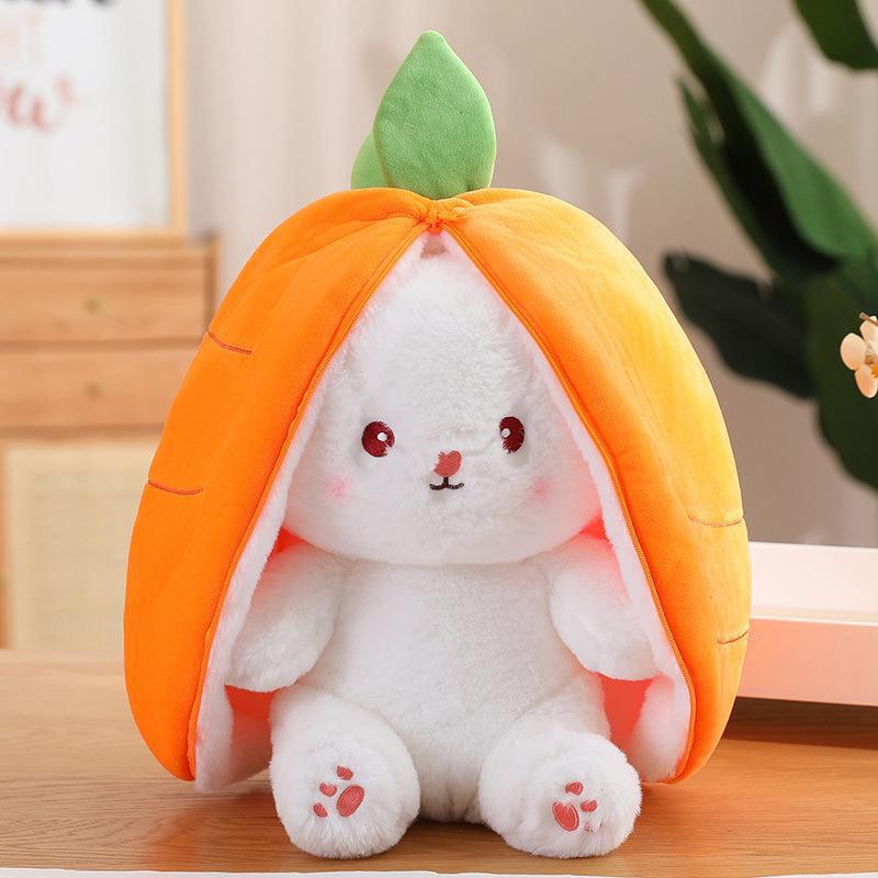 popular strawberry rabbit carrot rabbit children rabbit plush toy doll doll puppet birthday gift in stock wholesale Application Scenario