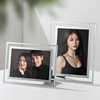 bilateral simple crystal glass photo frame a4 scenic spot certificate decoration gift factory wholesale full figure
