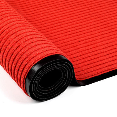 pvc double stripe carpet hotel commercial doorway non-slip floor mat kitchen absorbent mat toilet door mat full figure