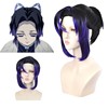 kimetsu no yaiba wig butterfly forbear wig cosplay head cover black gradient blue factory in stock wholesale full figure