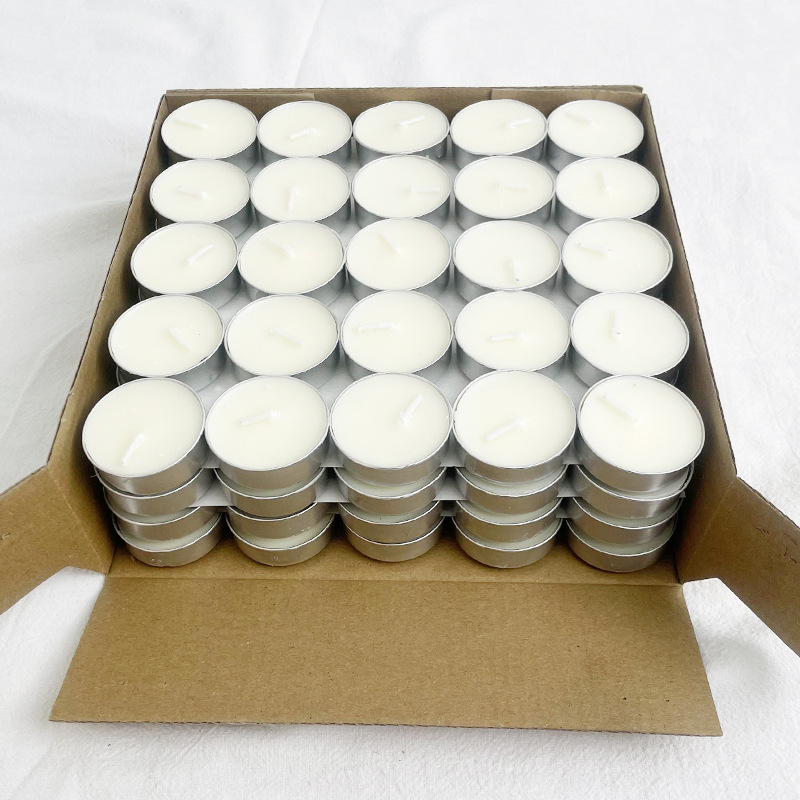 cross-border candle 4 hours 100 tablets butter lamp insulation tea making confession tealight proposal romantic smoke-free aromatherapy candle Specification drawing