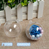 ps hollow plastic high transparent christmas ball shopping mall festival creative acrylic preserved fresh flower decoration hanging ball full figure