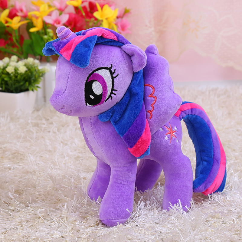 new cute little pony baby li plush toy doll my little pony: friendship is magical doll unicorn children's birthday gifts Specification drawing