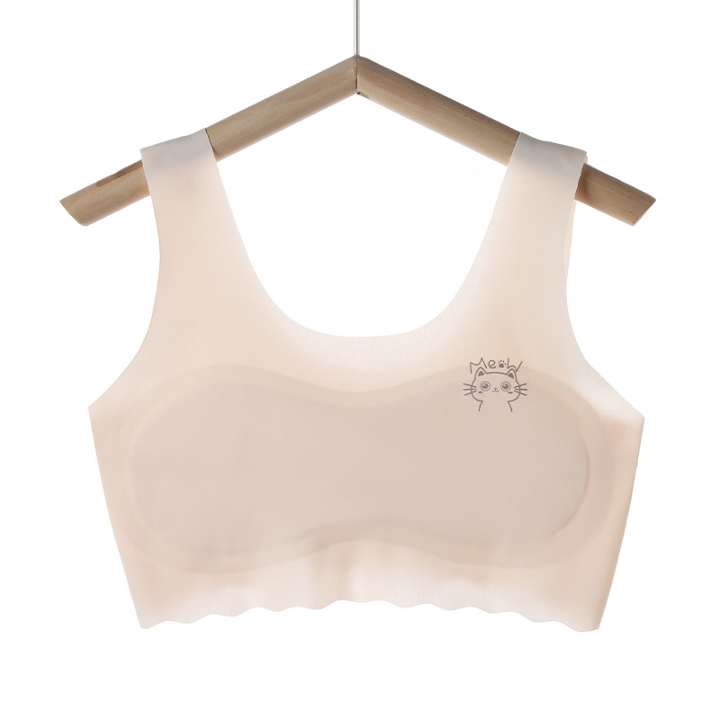 children's underwear student growth period primary school girl older kids' vest 10-year-old 12 little girl bra summer thin full figure