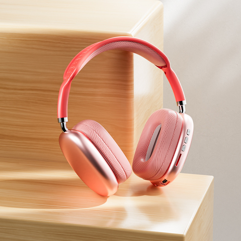 cross-border hot for apple p9promax headset earphone headset subwoofer wireless bluetooth headset in stock details Picture