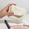 hot sale! fashion coin bag student trendy small saddle bag driving license storage bag canvas mini coin purse details Picture