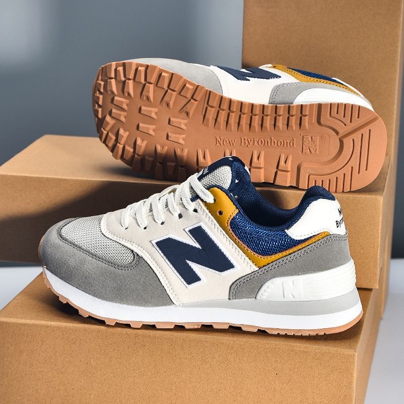 autumn new bailun 574 casual classic shoes men's and women's non-slip wear-resistant breathable mesh men's shoes couple sneakers details Picture