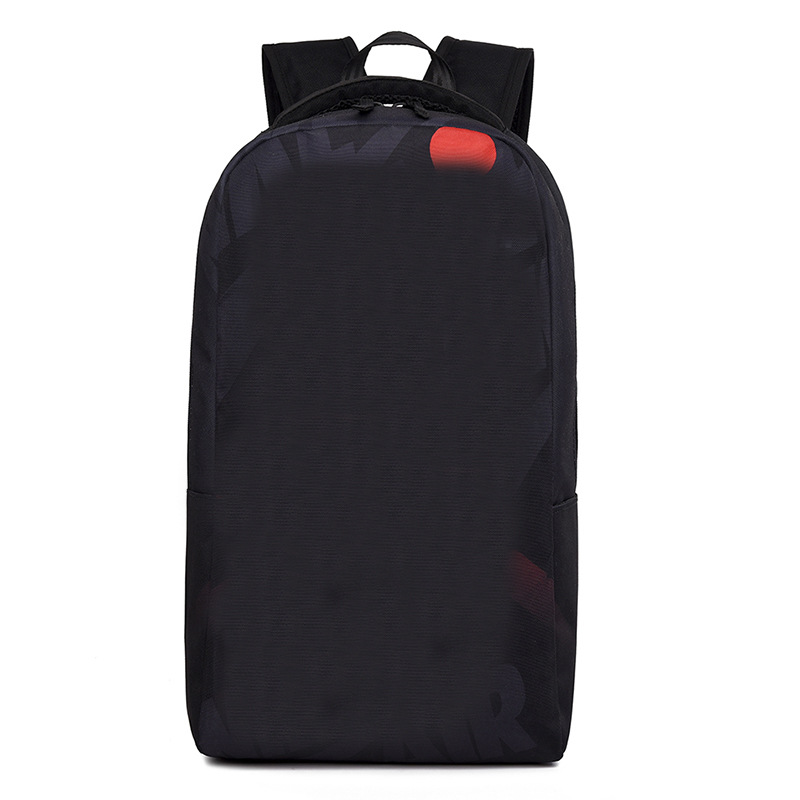 large capacity oxford cloth sewing line backpack fashionable graffiti letter backpack fashionable all-match printed student schoolbag Specification drawing