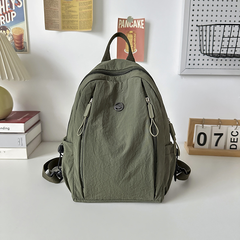 backpack men's and women's casual all-match chest bag lightweight mountaineering small backpack multi-functional shoulder messenger bag commuter schoolbag Item Picture