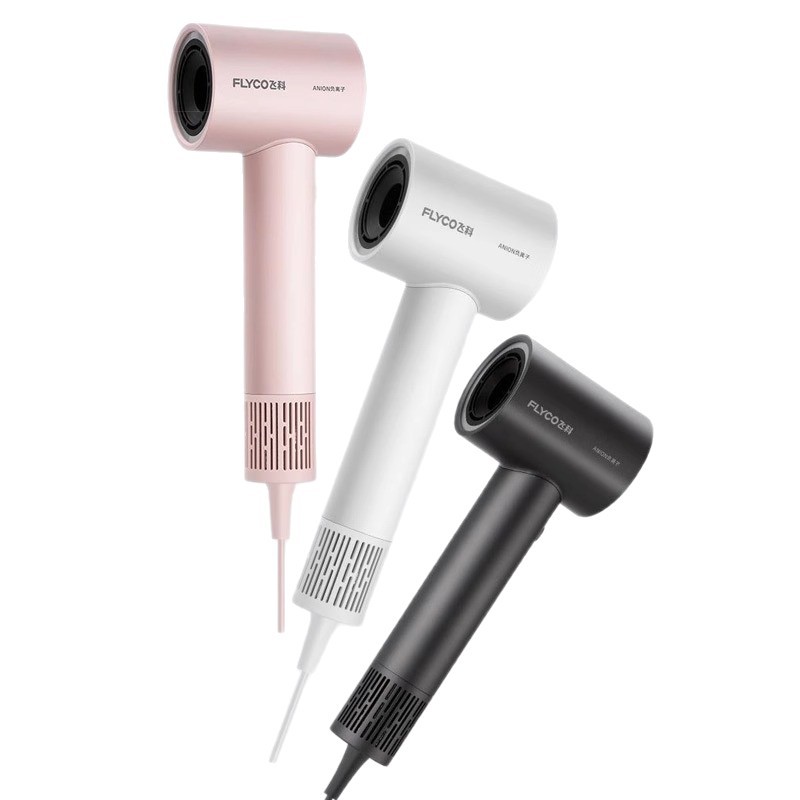 flyco hair dryer household anion hair care quick-drying high power electric hair dryer high speed mute portable fh6370 details Picture