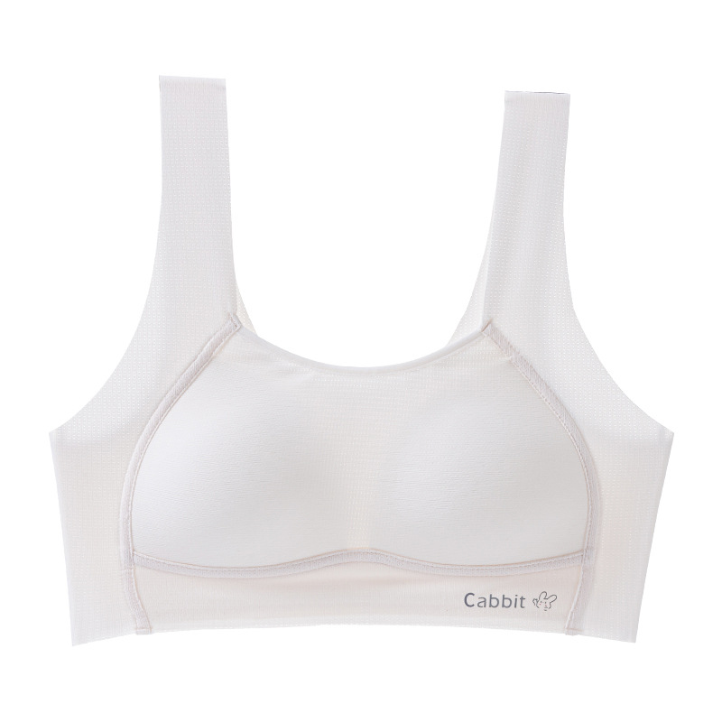 girl's underwear 12-16 years old development girls junior high school student sling underwear wireless bra thin details Picture