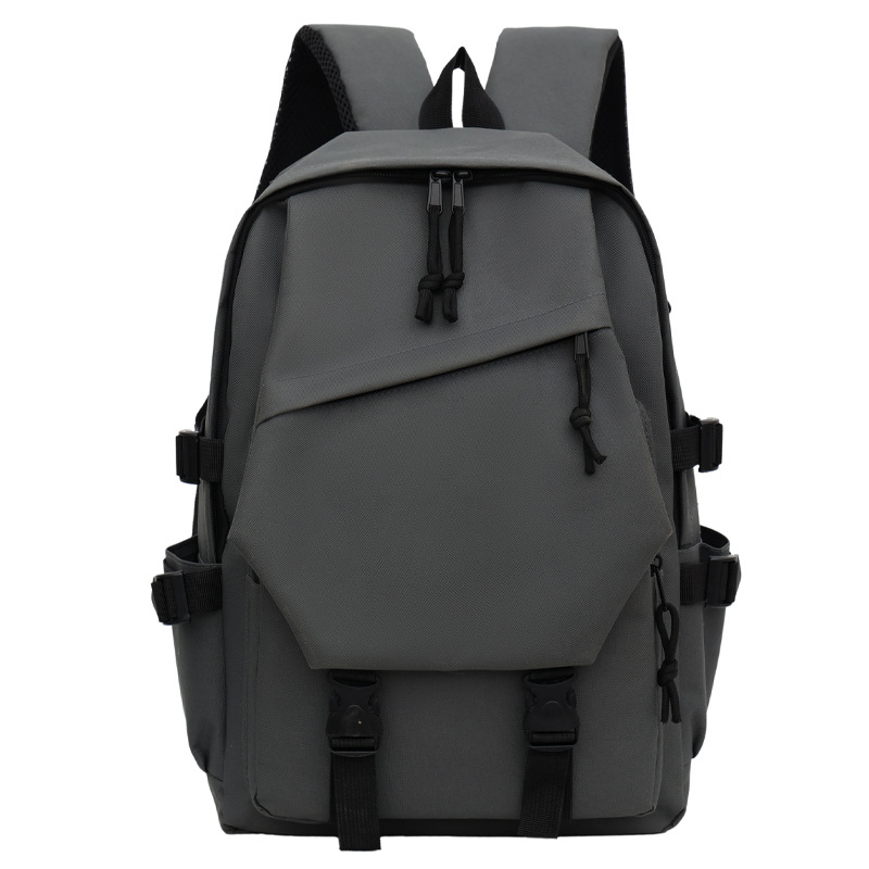 cross-border middle school and college schoolbag men's and women's backpack casual simple primary school student travel bag custom logo printing Item Picture