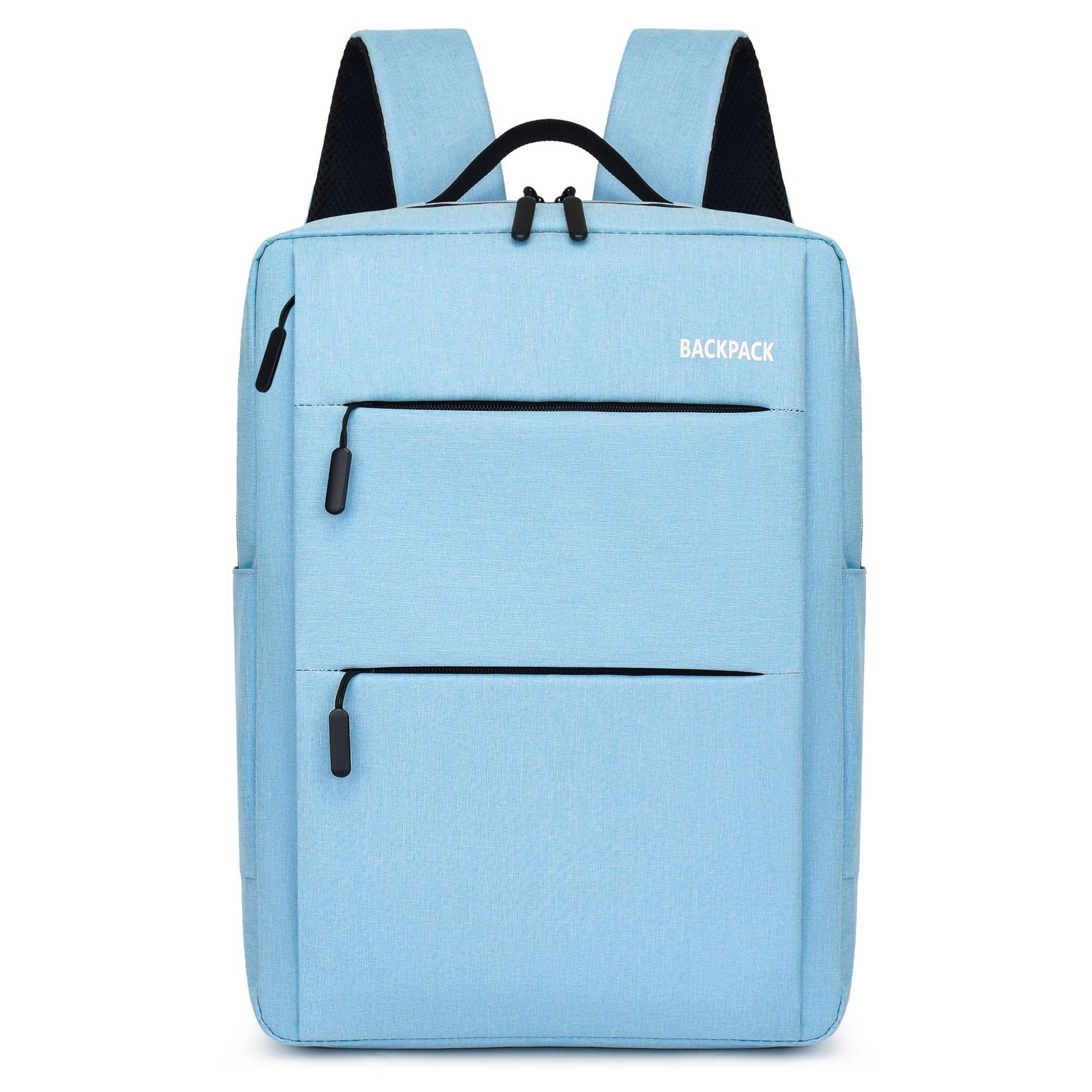 cross-border 2025 new briefcase usb rechargeable schoolbag travel waterproof laptop bag backpack backpack details Picture