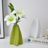 new dopamine style plastic vase domestic ornaments dried lily flower bouquet fake flower flower container high sense full figure