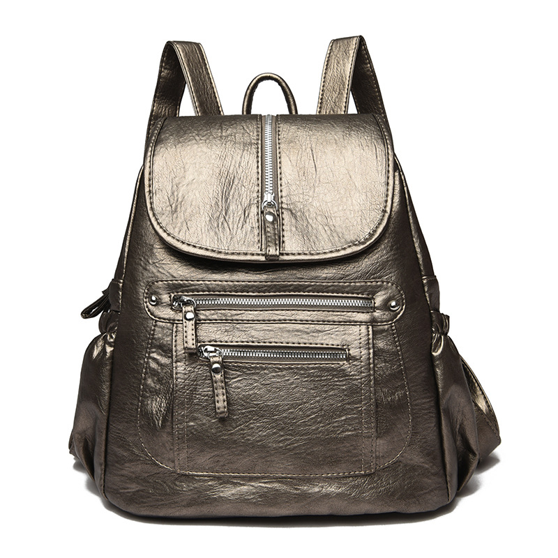 women's bag 2023 autumn and winter new american style trend special-interest design anti-theft backpack large capacity fashion women's bag full figure