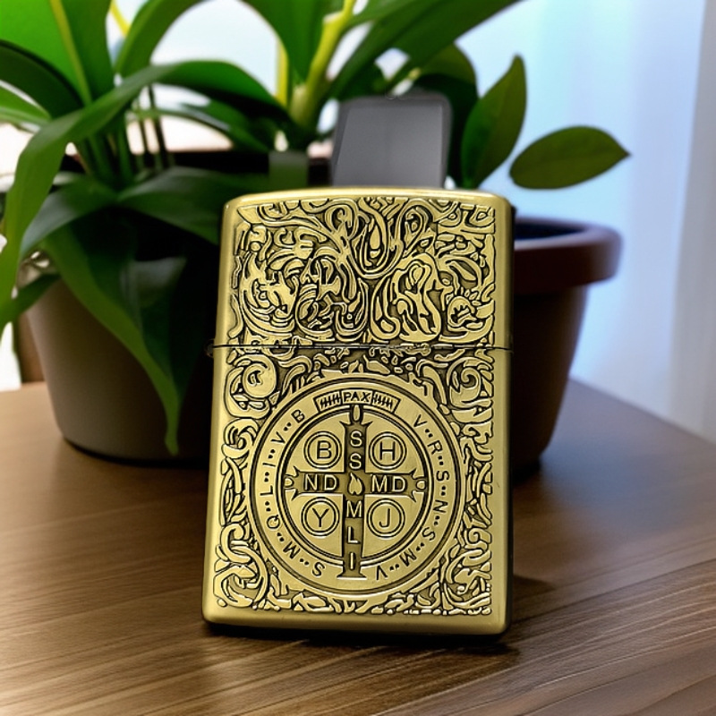 factory direct sales constantine embossed bronze 3085 kerosene metal windproof lighter wholesale Specification drawing
