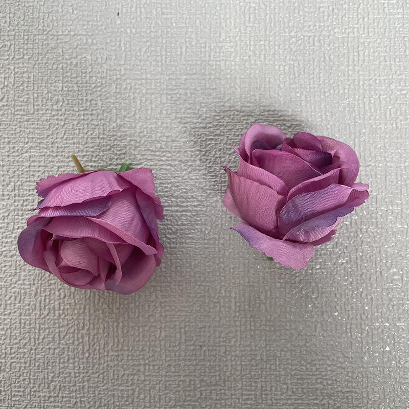 5cm artificial rose flower head wedding celebration flower wall arch decorative fake flower cross-border amazon artificial roses single flower Item Picture