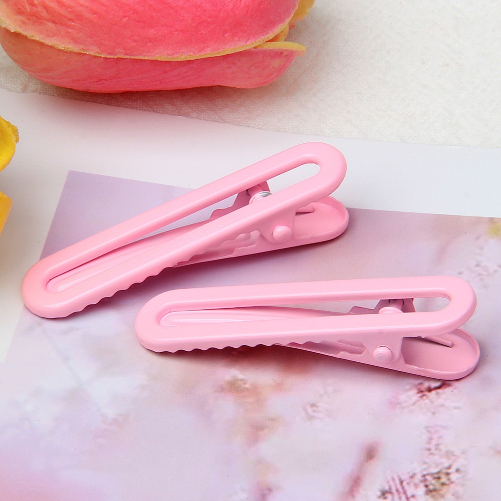 5cm small size u-clips bright surface electroplating candy color hairpin diy seamless barrettes bang clip hairpin for girls bb clip full figure