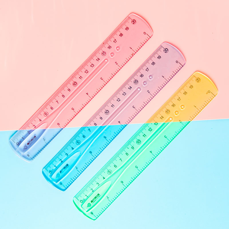 student children stationery ruler soft 30cm flexible ruler not easy to break ruler plastic measuring tape office drawing Specification drawing