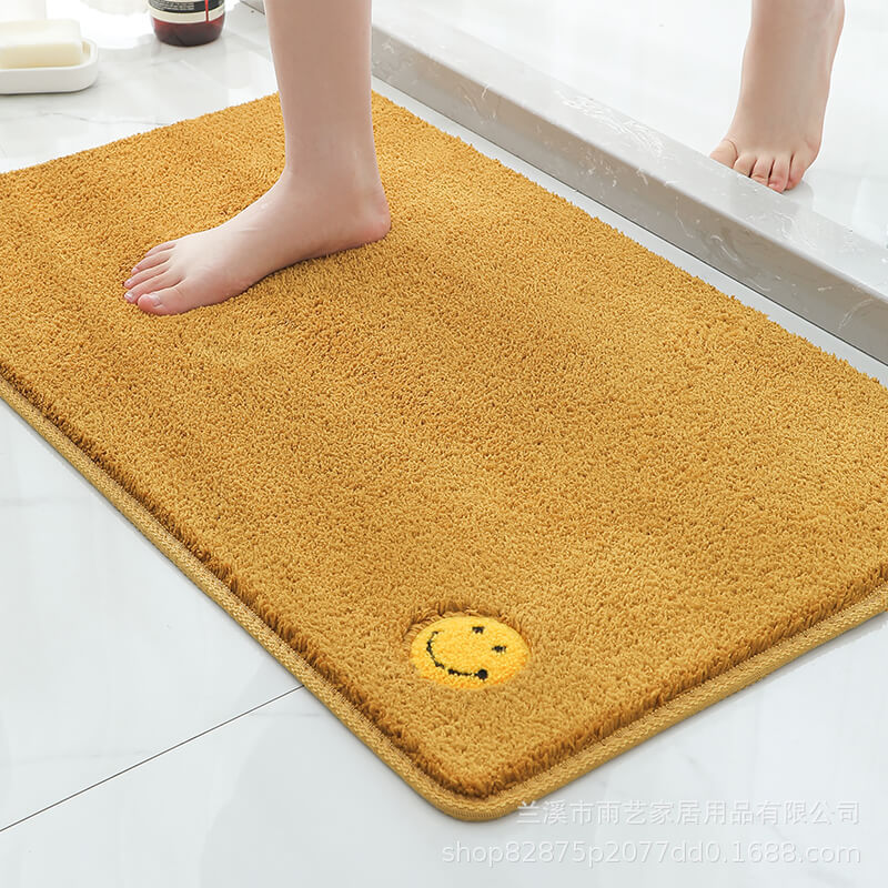 popular thickened bubble velvet household carpet bedroom kitchen floor mat bathroom absorbent non-slip floor mat toilet door mat Application Scenario