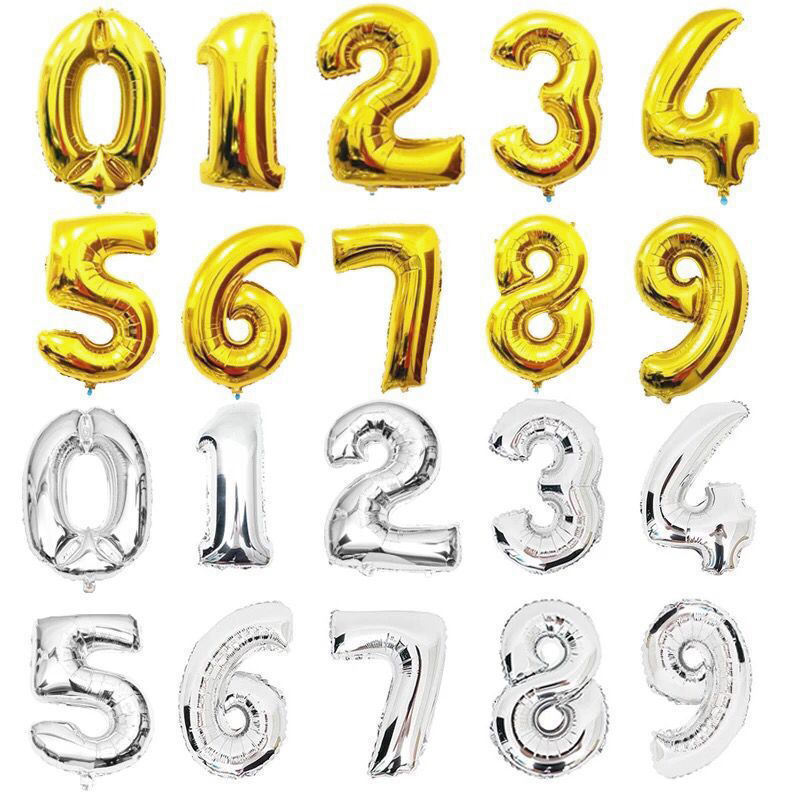 16-inch 32-inch 40-inch letter aluminum balloon holiday birthday party wedding celebration decoration scene aluminum foil balloon full figure
