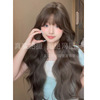 tyrant wig women's long hair fashionable elegant big wave curly hair realistic natural air bangs curly hair full-head wig Specification drawing