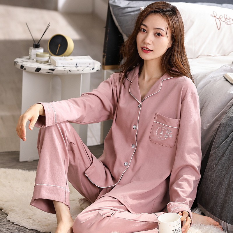 women's cotton pajamas spring and autumn cotton homewear suit women's long-sleeved pajamas spring and autumn women's wild Application Scenario