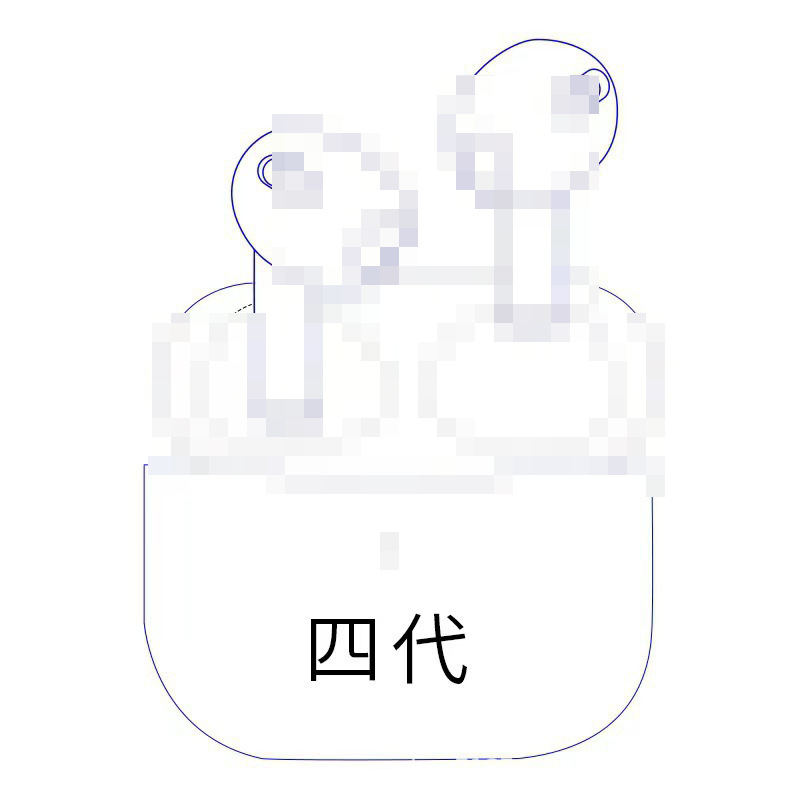 huaqiang north pro4 real wireless 6tws bluetooth headset second and third generation sports fourth, fifth and sixth generation gifts cross-border factory details Picture