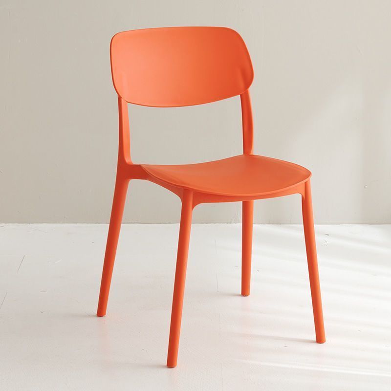 household minimalist living room armchair thick office chair conference chair leisure plastic dining chair adult plastic chair full figure