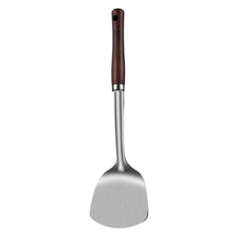 thickened stainless steel spatula cooking scraper household kitchen anti-scald cooking spatula colander spatula kitchenware suit Item Picture