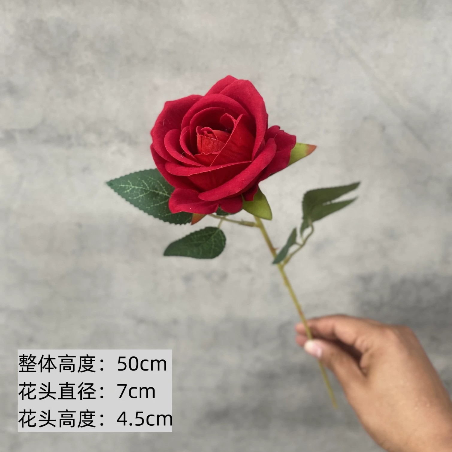 red wedding artificial flower wedding flower rose hydrangea diamond fake rose flower hotel wedding hall decoration Specification drawing