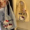 cute  shoulder bag girl heart large capacity handbag good-looking all-match cartoon canvas bag shopping bag Application Scenario