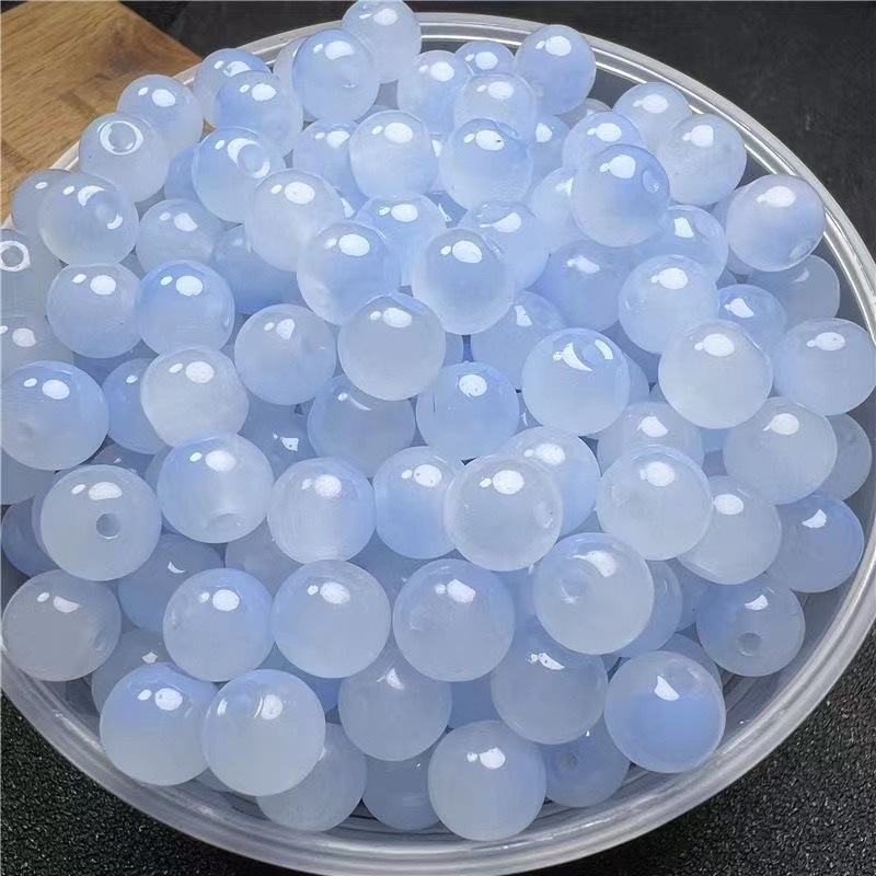 500 pcs 8mm bodhi bead playing bracelet hand toy jade bead round beads diy bead accessories necklace curtain scattered beads Application Scenario