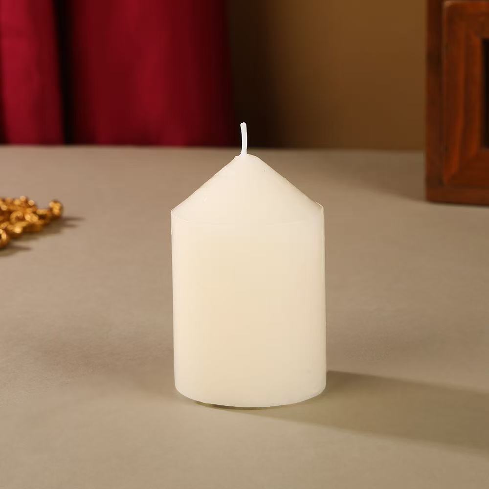 factory direct supply european ivory white large candle cylindrical candle birthday wedding hotel wedding birthday party gathering Specification drawing