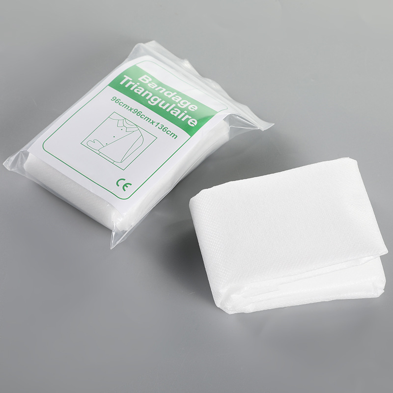 Non-woven fabric triangular bandage, medical triangular bandage, first aid kit, medicine accessories detail image 2