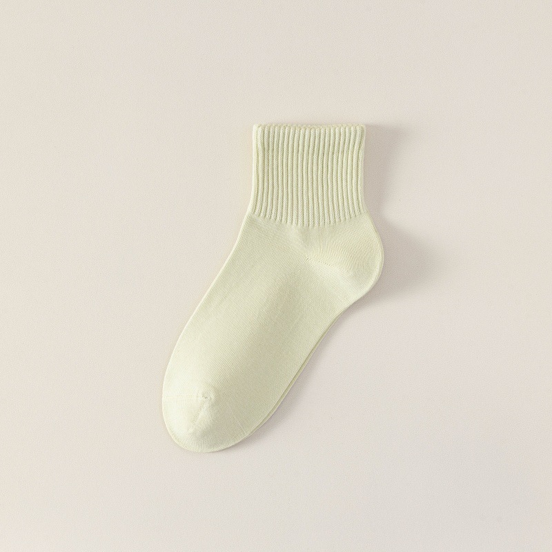 socks women's pure cotton anti-beriberi deodorant zhuji socks women's spring and summer long socks mid-calf boneless maternity socks breathable details Picture