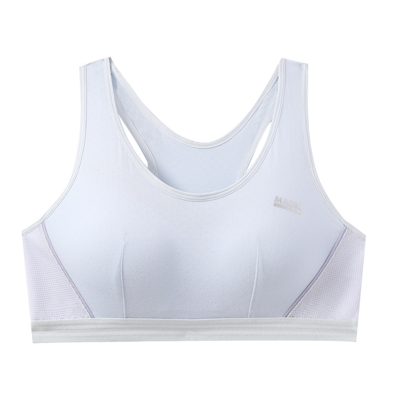 developmental girls sports underwear shockproof running thin vest middle school students student wireless bra full figure