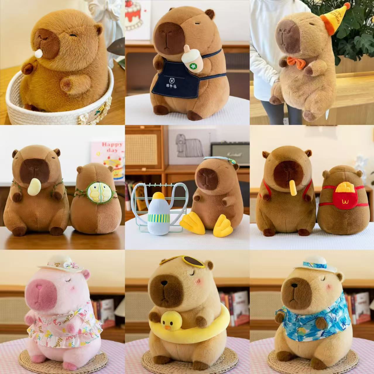 capabala plush doll capybara doll birthday gift plush toy wholesale cute doll wedding throws full figure