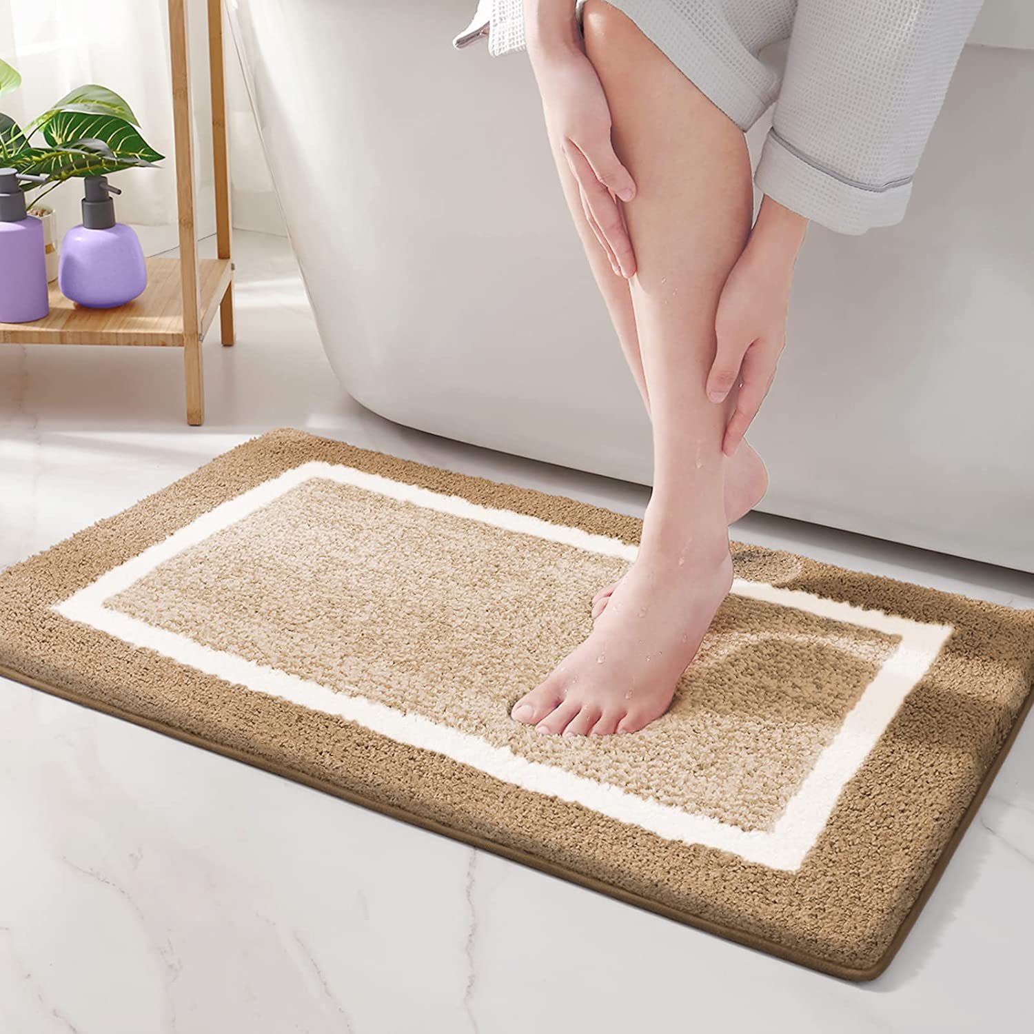 bathroom entrance floor mat toilet non-slip mat door mat household carpet cross-border thickening bathroom absorbent floor mat Application Scenario