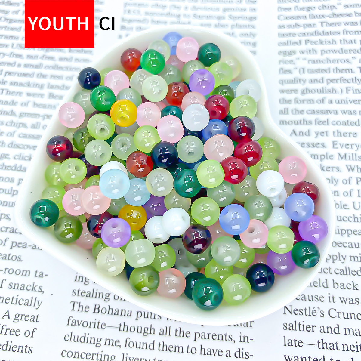 micro glass bead scattered batch diy bead crystal bracelet beaded handmade cinnabar loose beads bracelet ornament accessories glass bead full figure