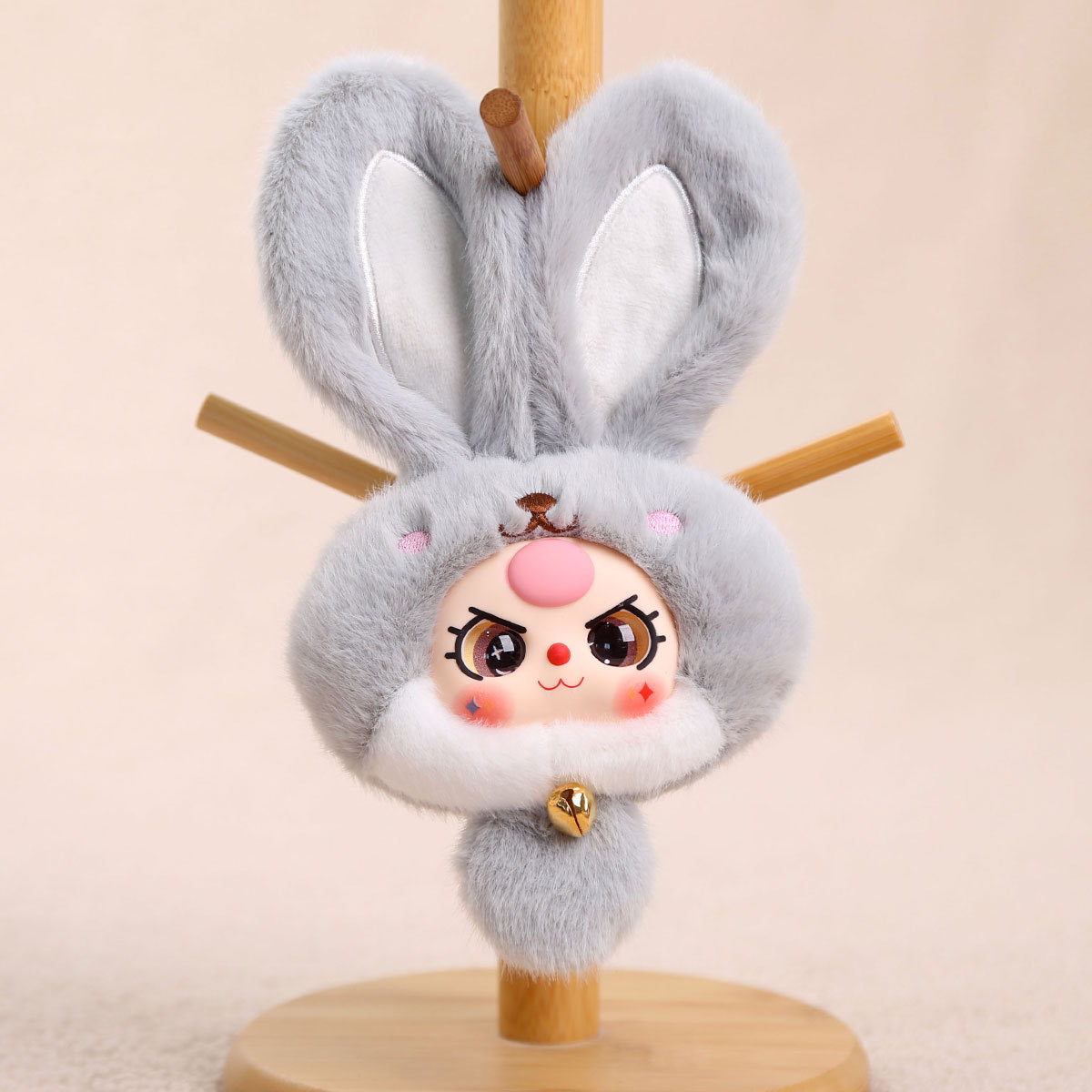 vinyl baby three-year-old transformation animal plush toy doll doll birthday gift pendant little doll package pendant Specification drawing