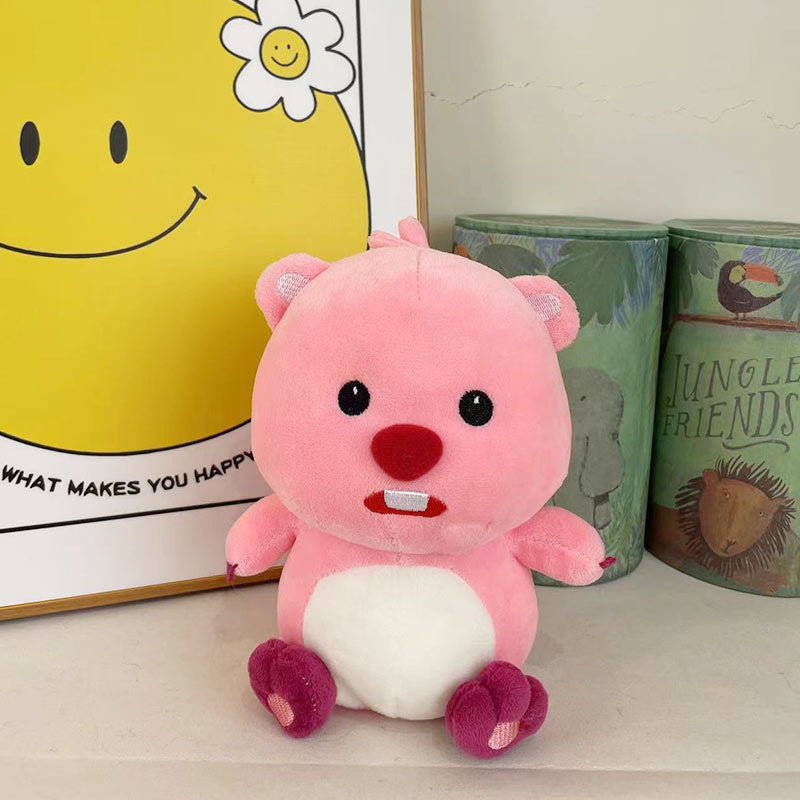 loopy doll pink beaver doll internet celebrity ruby plush toy gift doll wholesale wedding throws full figure