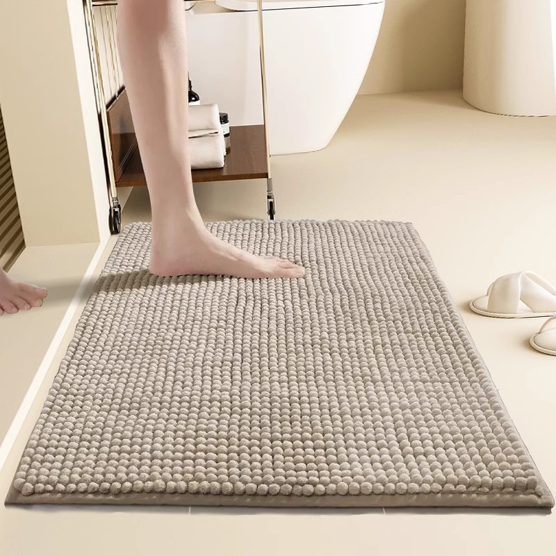 toilet floor mat bathroom door absorbent carpet domestic toilet non-slip floor mat hotel floor towel bathroom mat Application Scenario