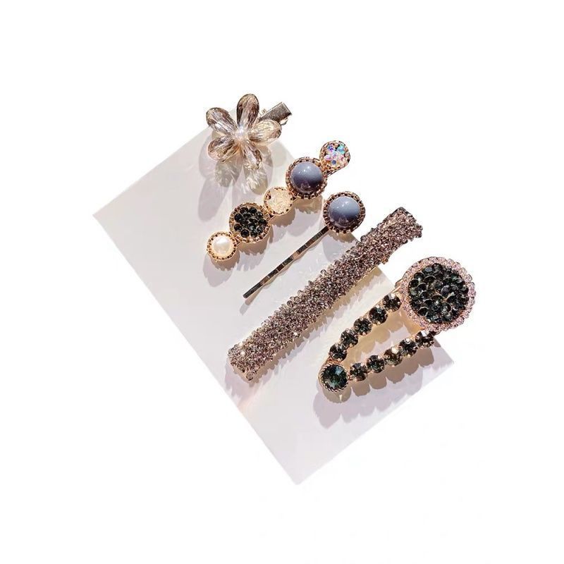pearl barrettes women's small clip headwear 2025 new internet celebrity side high-end exquisite bangs high-grade hairpin Item Picture