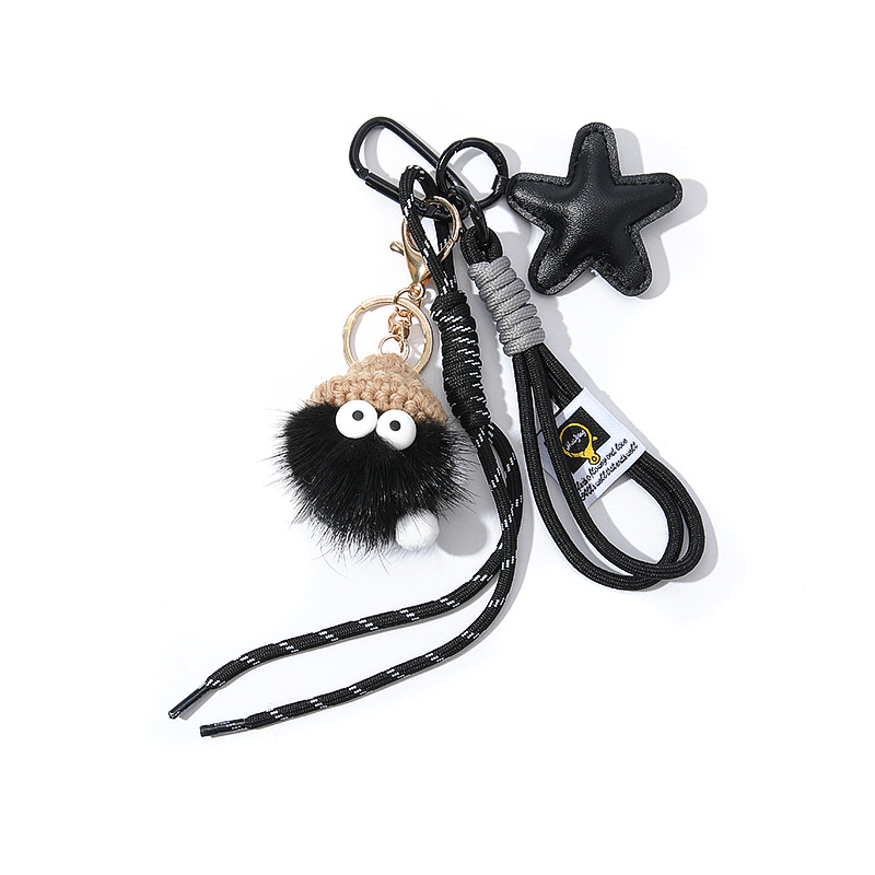 small briquette camera bag pendant bag charm exquisite keychain diy doll annual small fur ball full figure