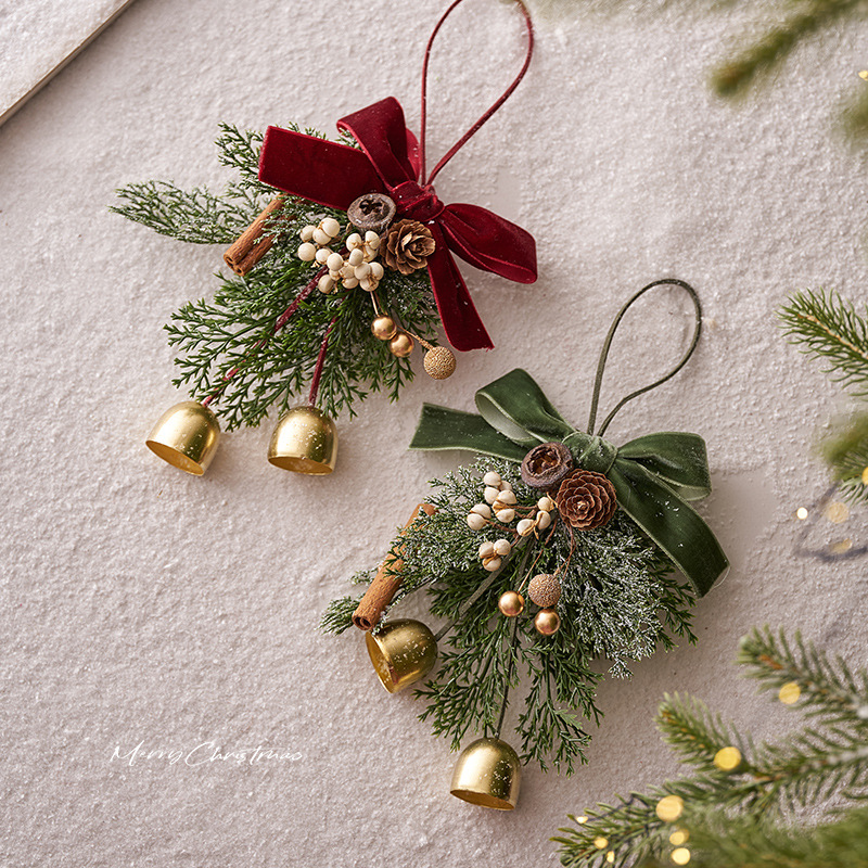 2025 new christmas decorations jingling bell garland pendant christmas tree decorations atmosphere scene ornaments details Picture
